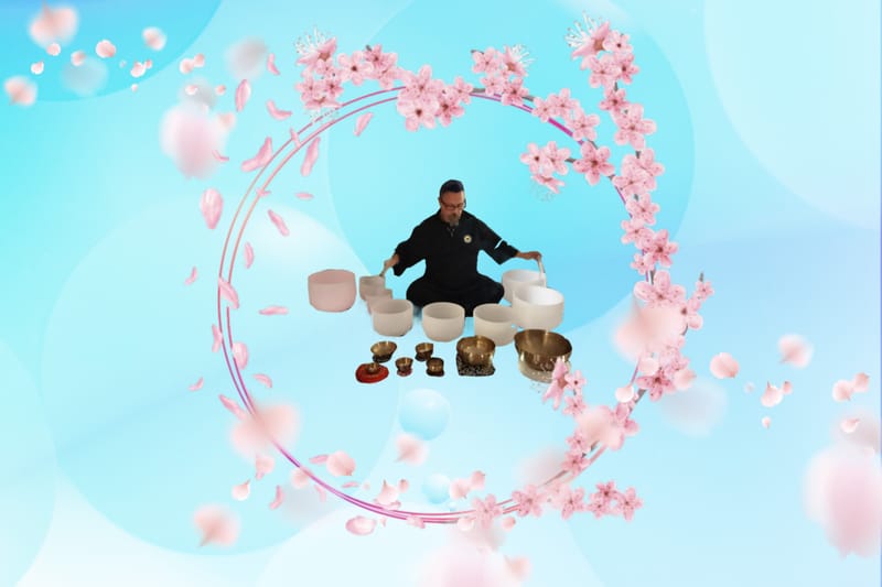 Grief Sound Circle with crystal singing bowls