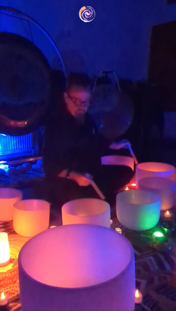 Eastbourne's Sound Bath Meditation with crystal singing bowls