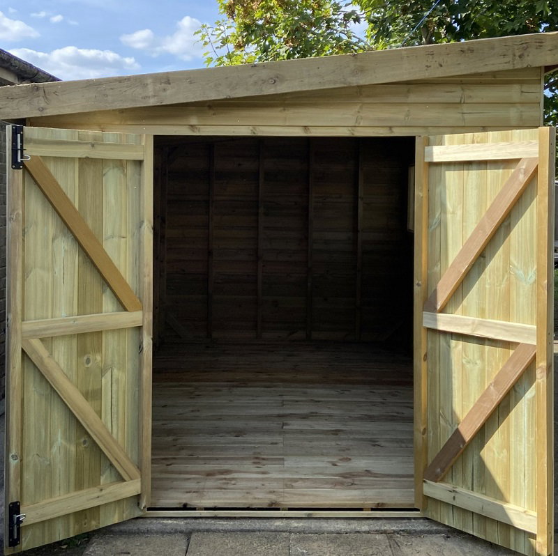 Shed with Double Doors