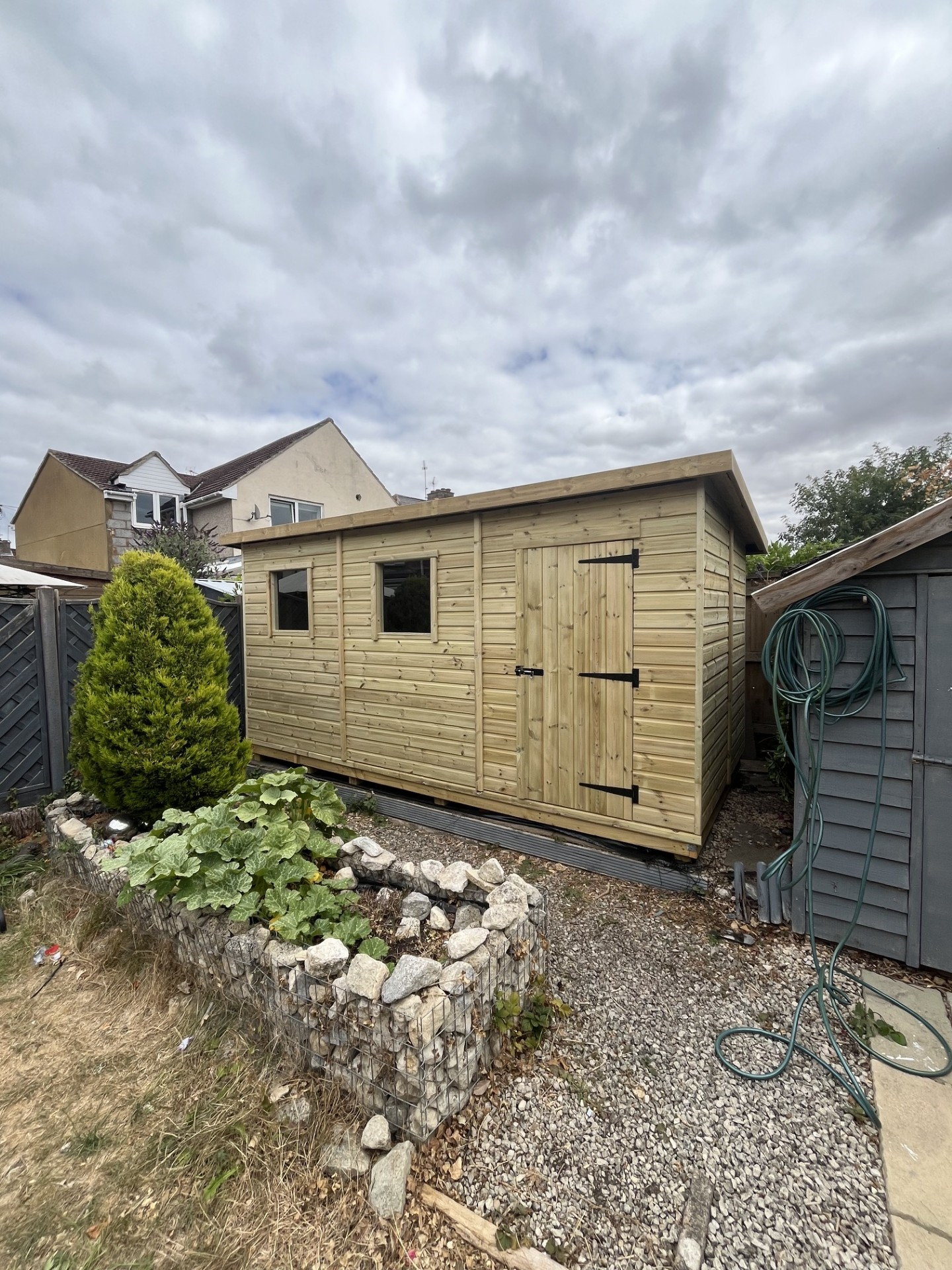 Pent Shed Fitted in Swindon