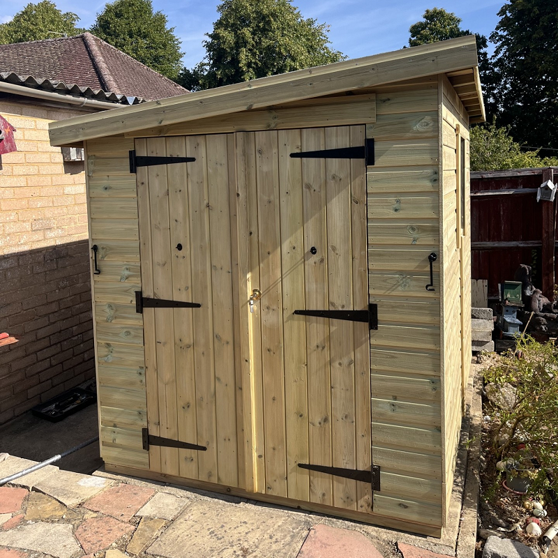 6x8 Pent Shed