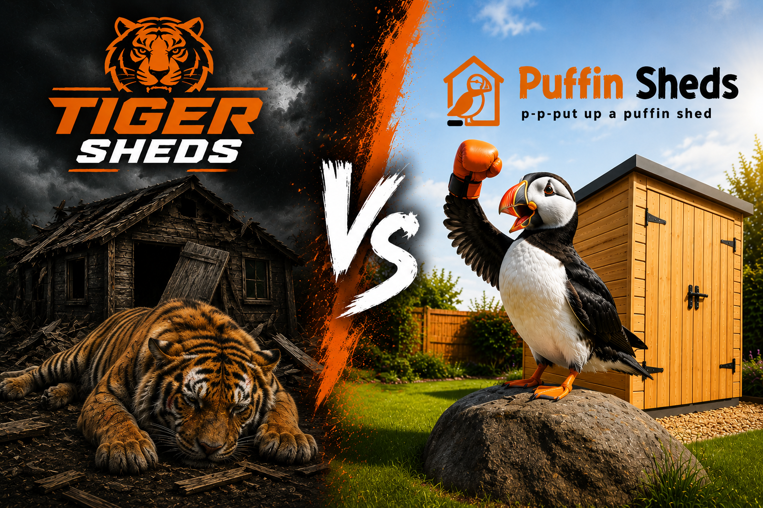 Tigers Sheds or Puffin Sheds
