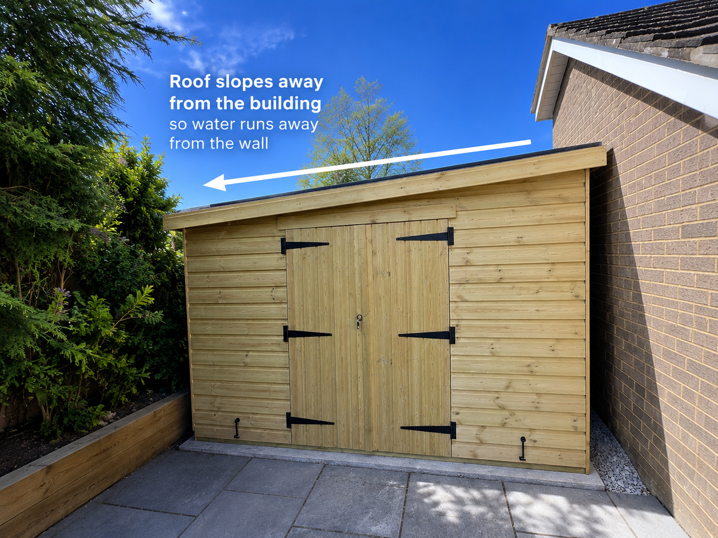 Why choose a pent roof shed