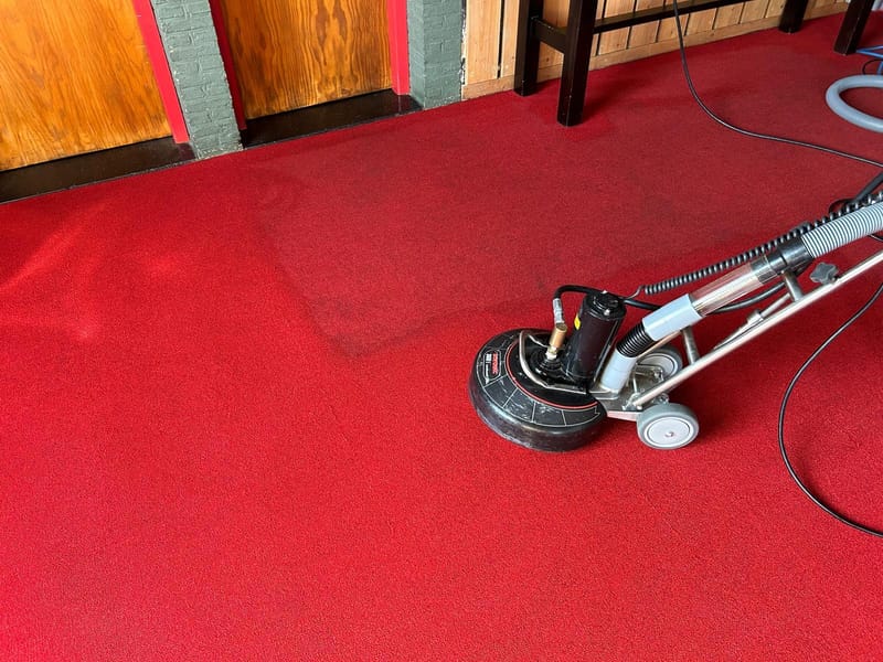 Vloerbedekking reinigen