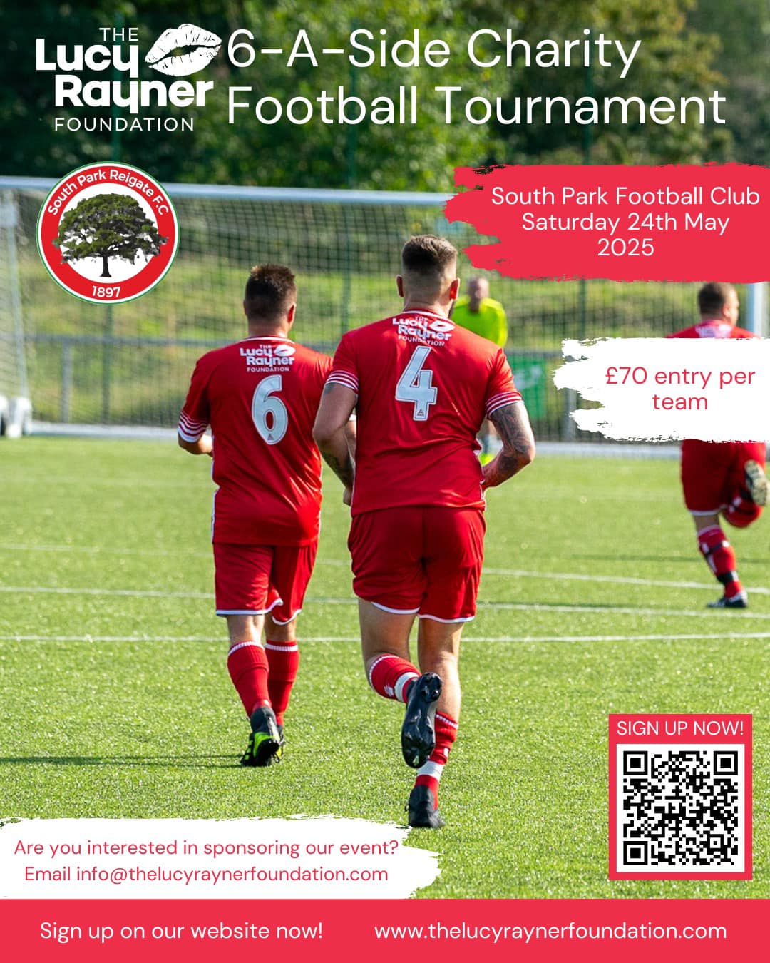 Join us for our 6-a-side Charity Tournament!⚽️✨