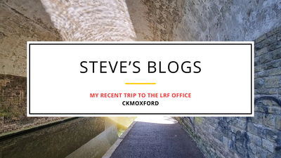 MY RECENT TRIP TO THE LRF OFFICE