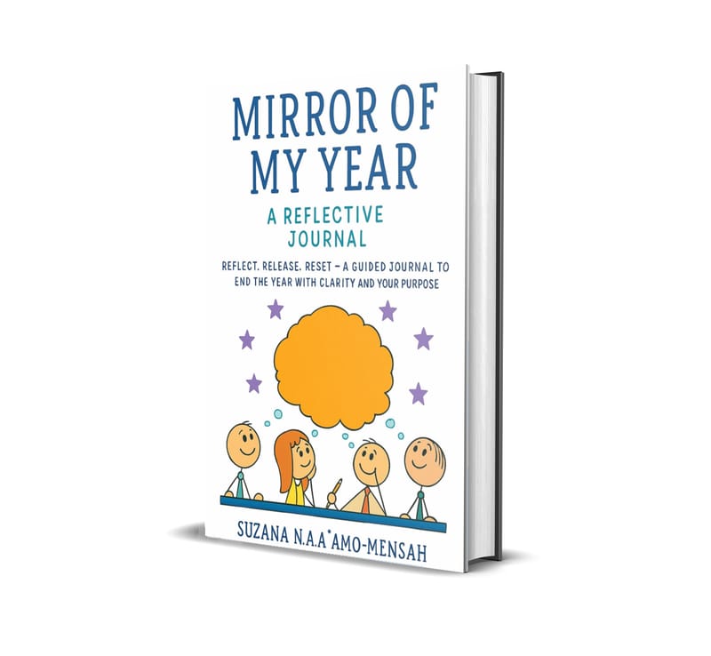 Mirror of My Year: Reflect, Release, and Reset — A Guided Journal for Year-End Clarity- Hardcover