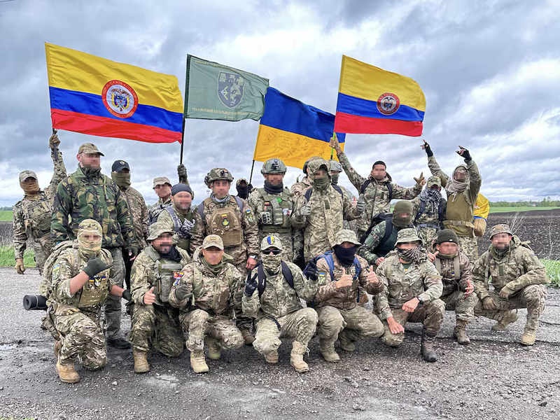 Mercenarios sudamericanos el anzuelo de Kiev.