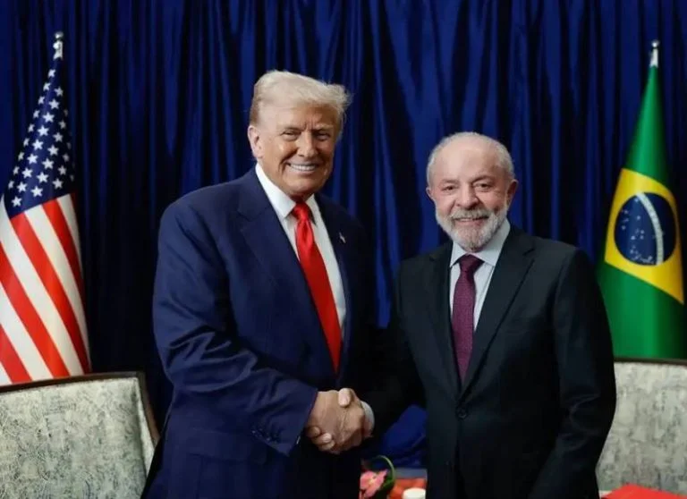 El presidente de Estados Unidos, Donald Trump, y el mandatario brasileño, Lula da Silva, en el encuentro que tuvieron en mayo en Washington. Foto oficial de la Casa Blanca.