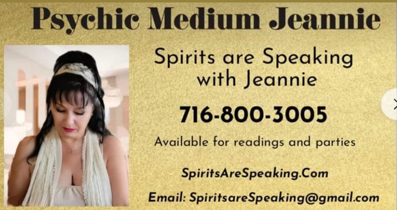 Experience Psychic Fair/ Psychic Readings with Jeannie
