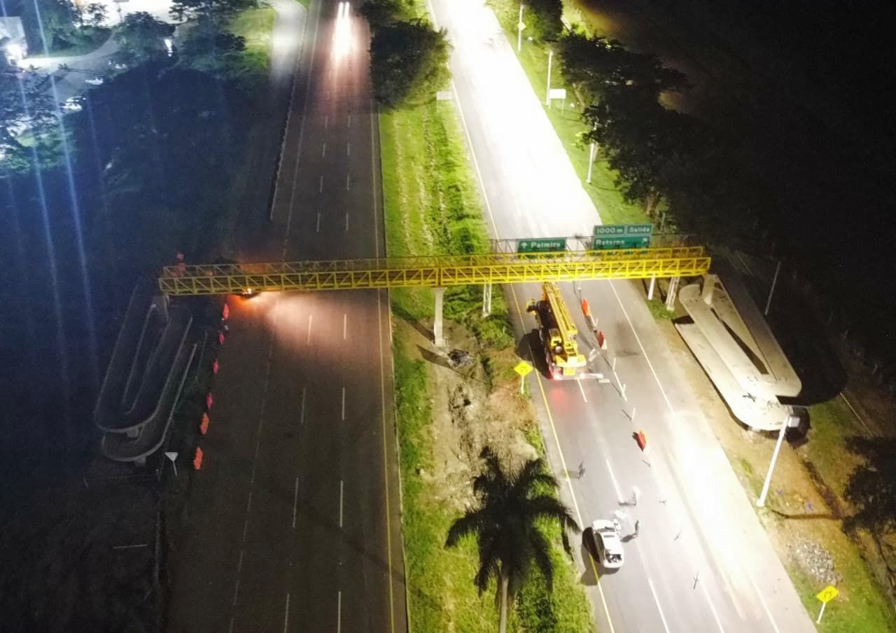 Puente Peatonal Palmaseca COLOMBIA- Vista superior