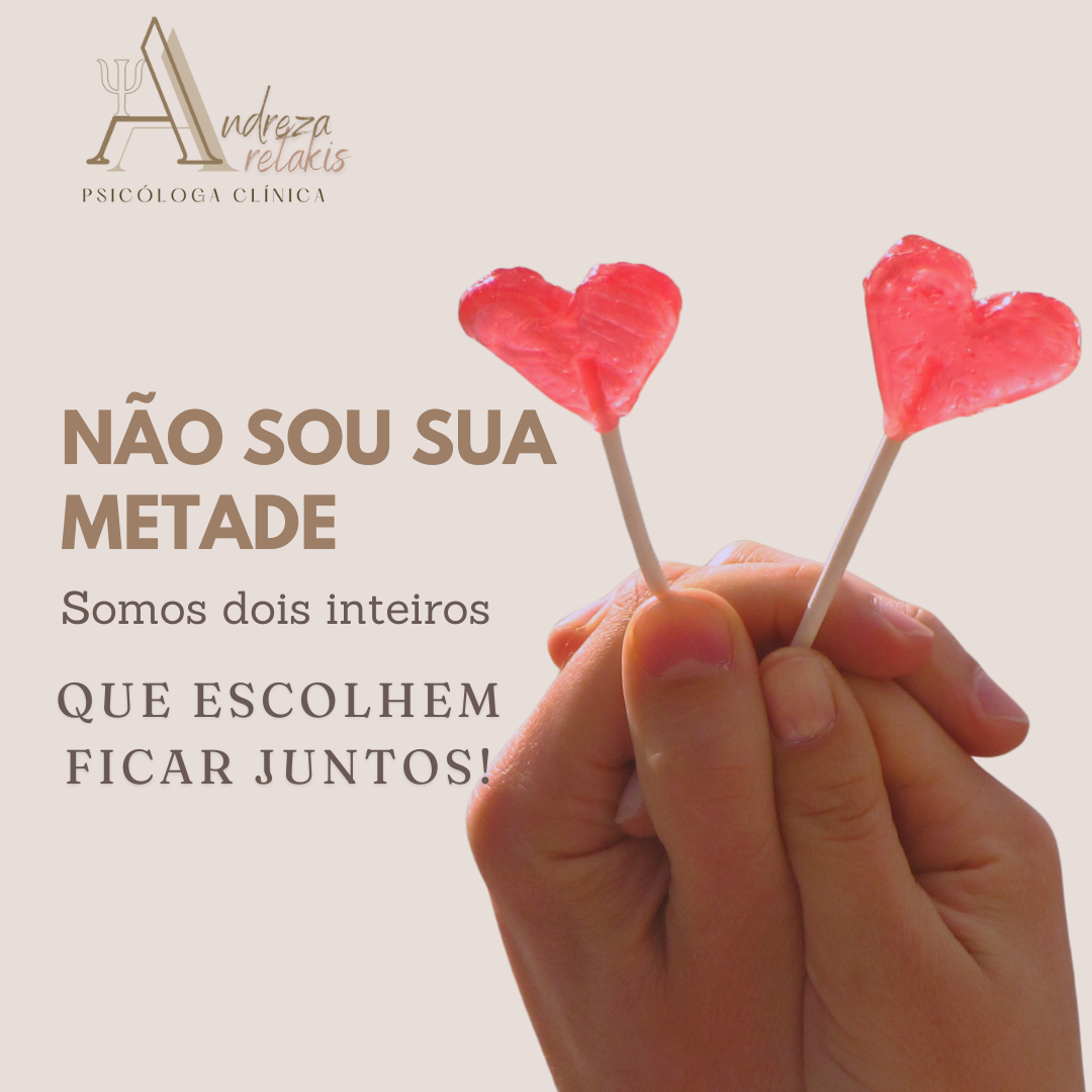 Conflitos no relacionamento: Não sou sua metade!