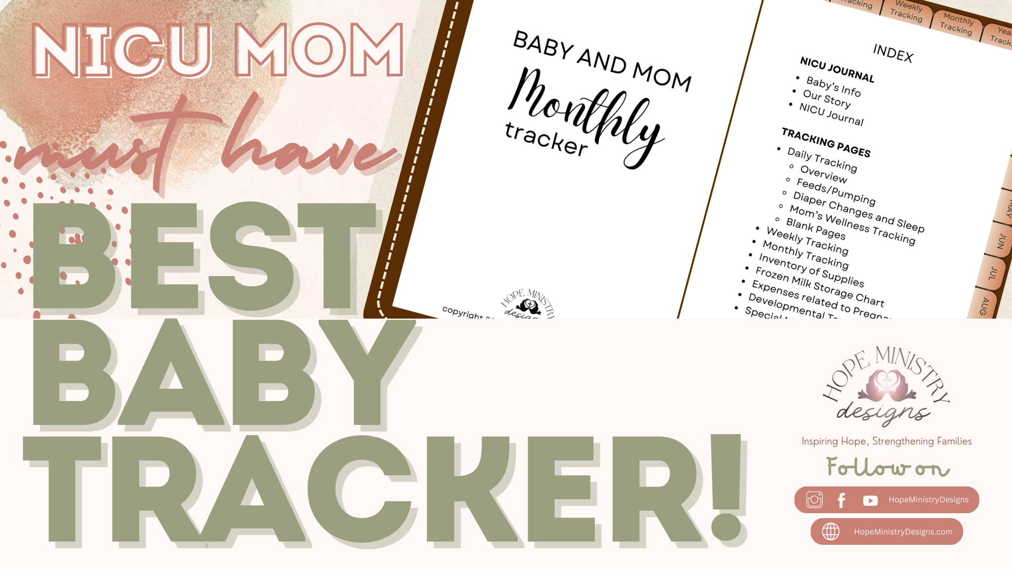 Best NICU baby tracker + journal and planner