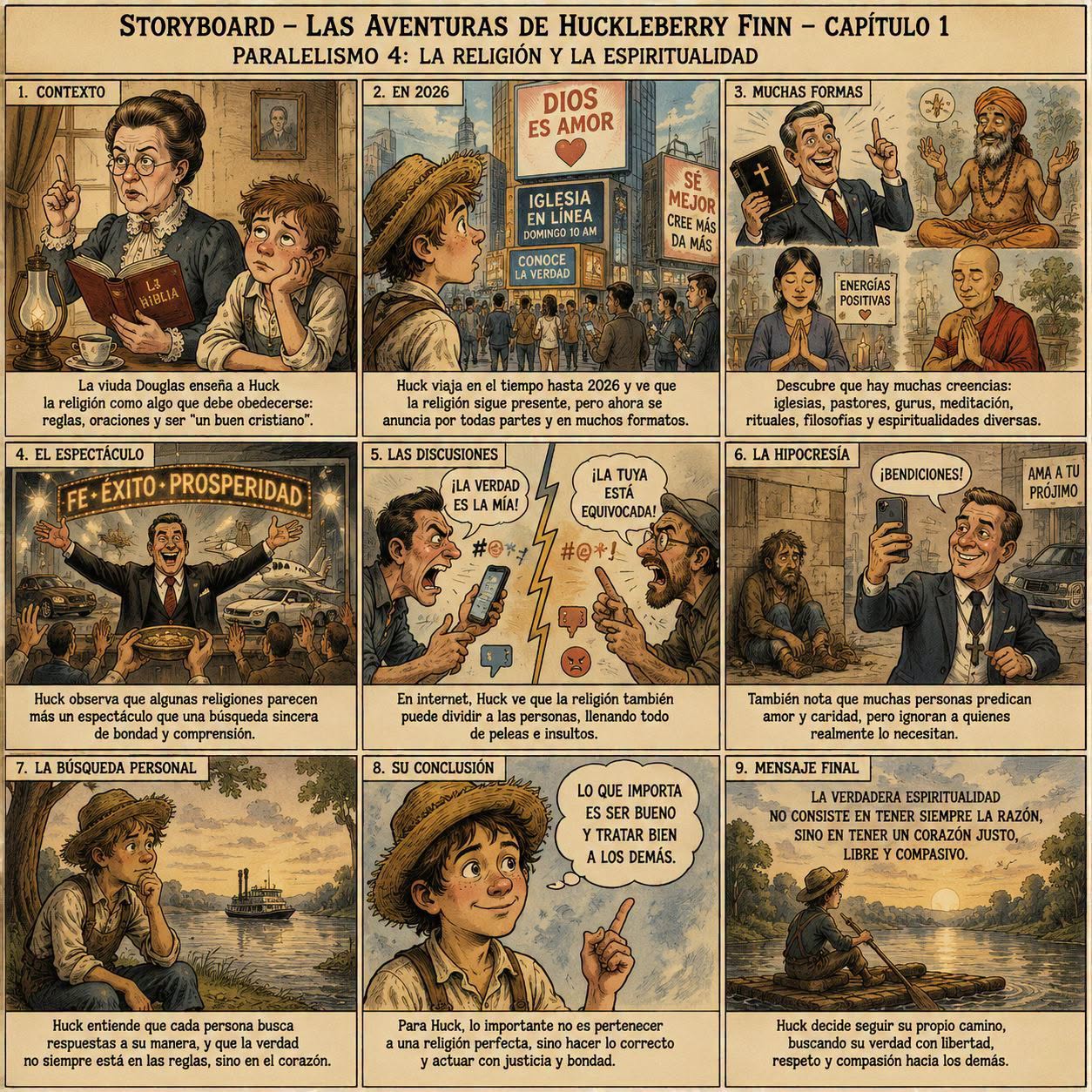 Huck Finn y la religión en el siglo XXI