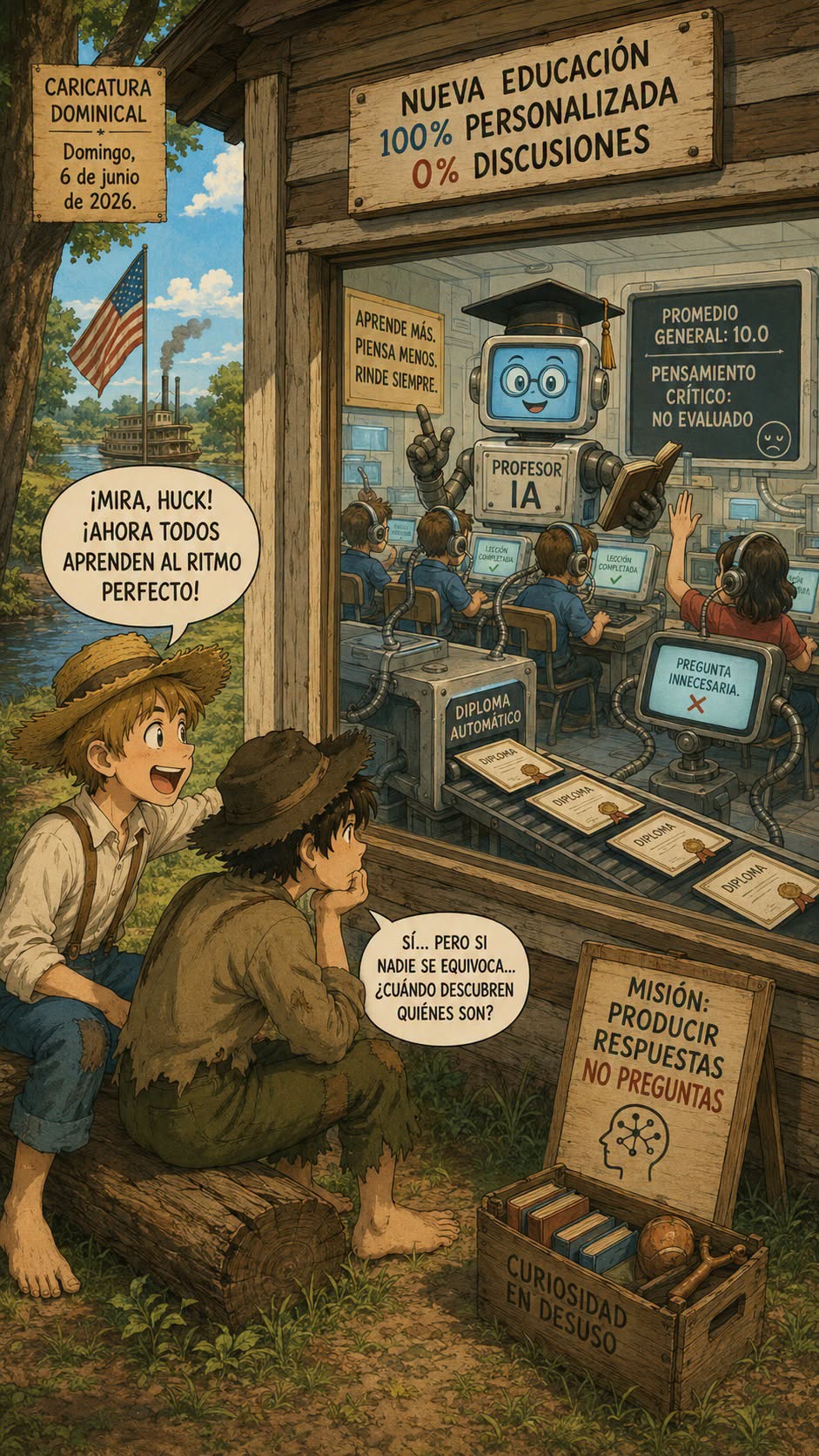 La escuela perfecta y el fin de pensar!!