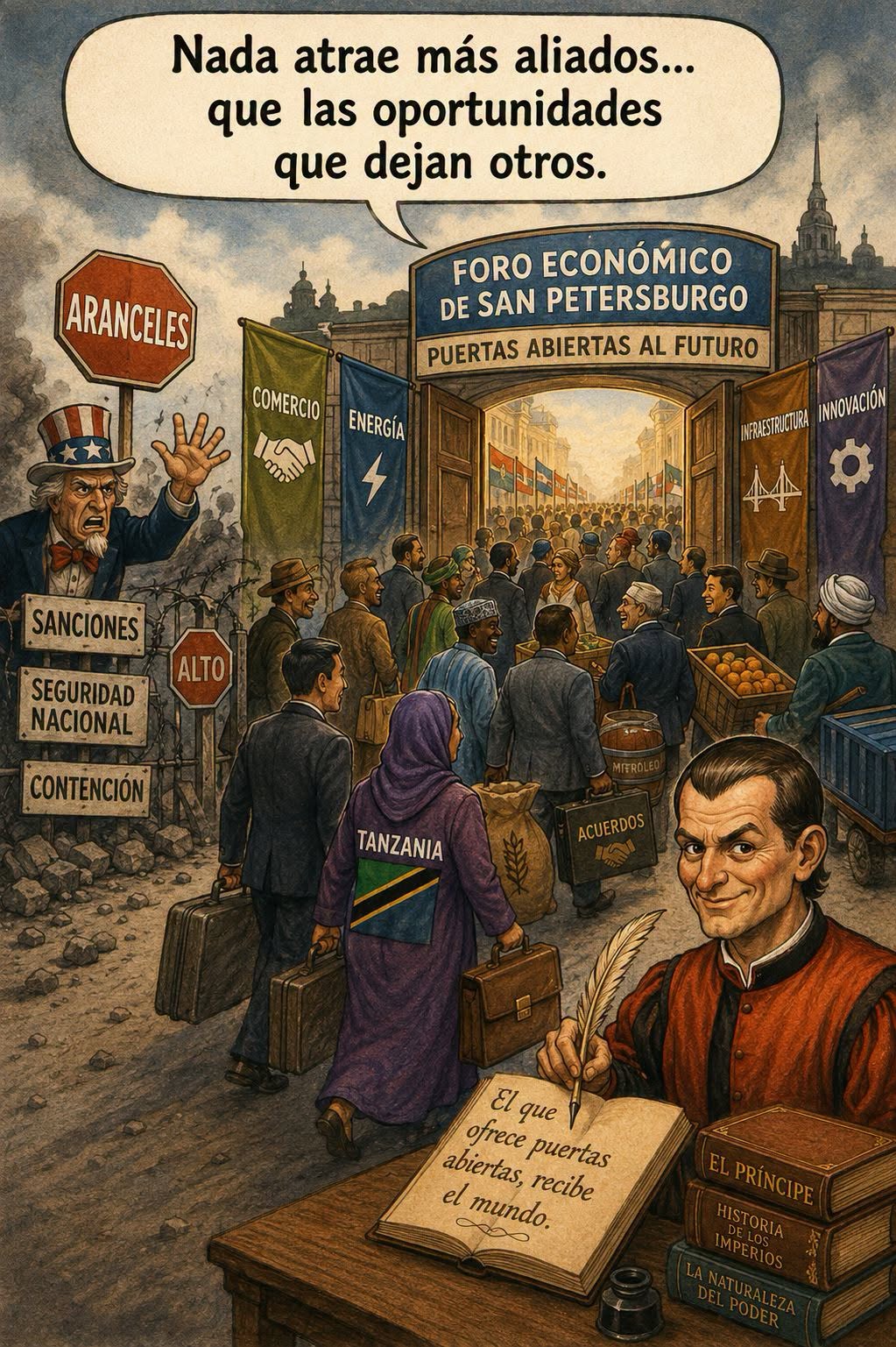Cuando el comercio cambia de ruta