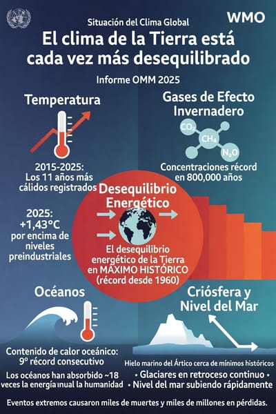 El desequilibrio climático como vector de poder: hacia una geopolítica del calor acumulado