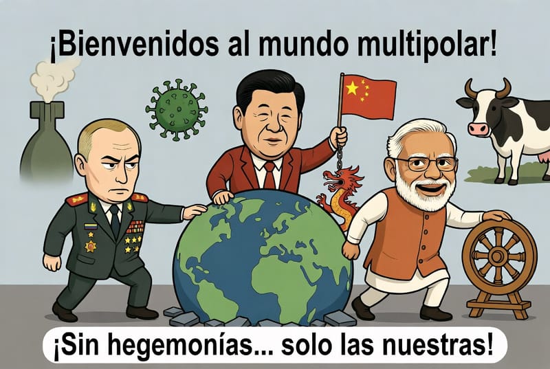 Multipolaridad: la estrategia de Rusia, China e India frente al orden mundial