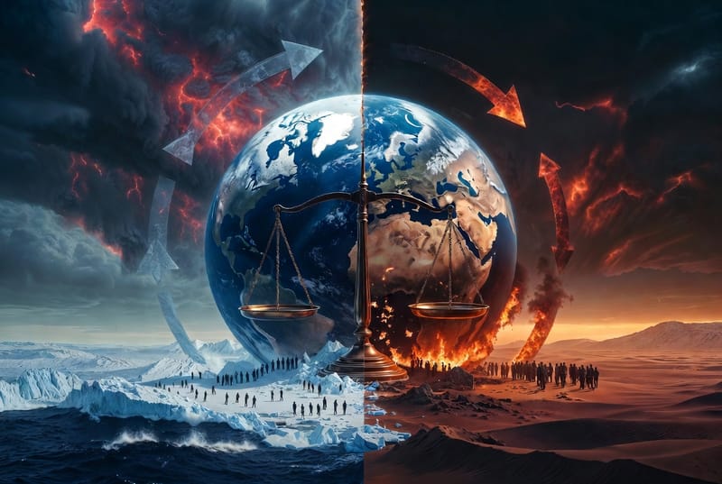 Cambio climático y geopolítica: riesgos globales y reconfiguración del poder