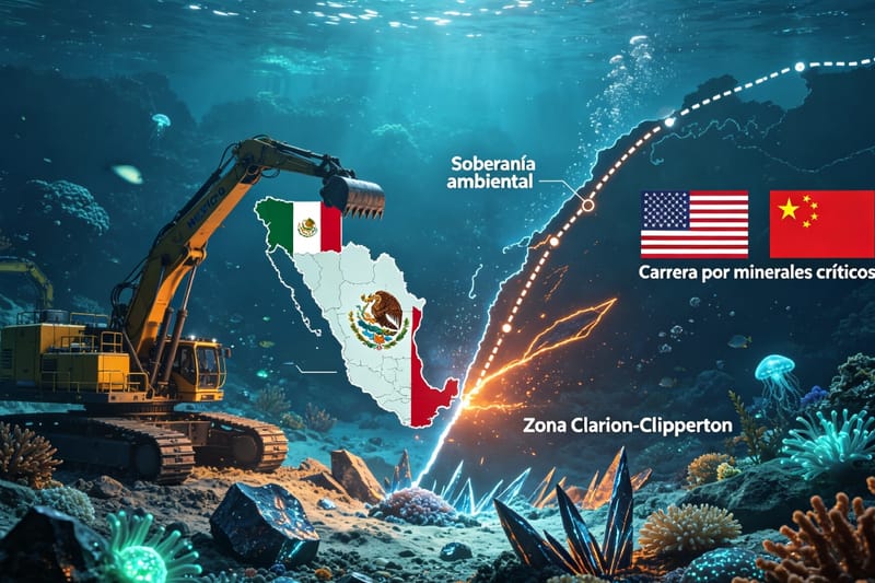 Minería Submarina: México entre la soberanía ambiental y la carrera por minerales críticos