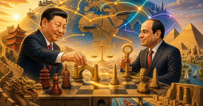 La jugada estratégica Xi-El Sisi