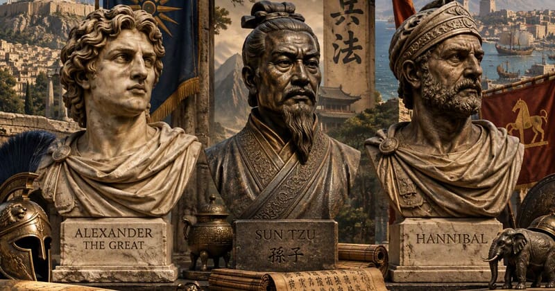 Alejandro conquistó, Aníbal asombró y Sun Tzu reveló la estrategia