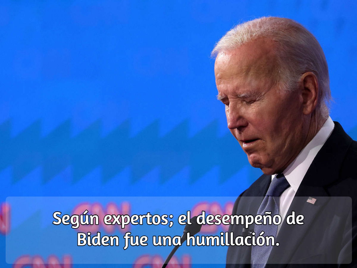 Biden en el debate 2024