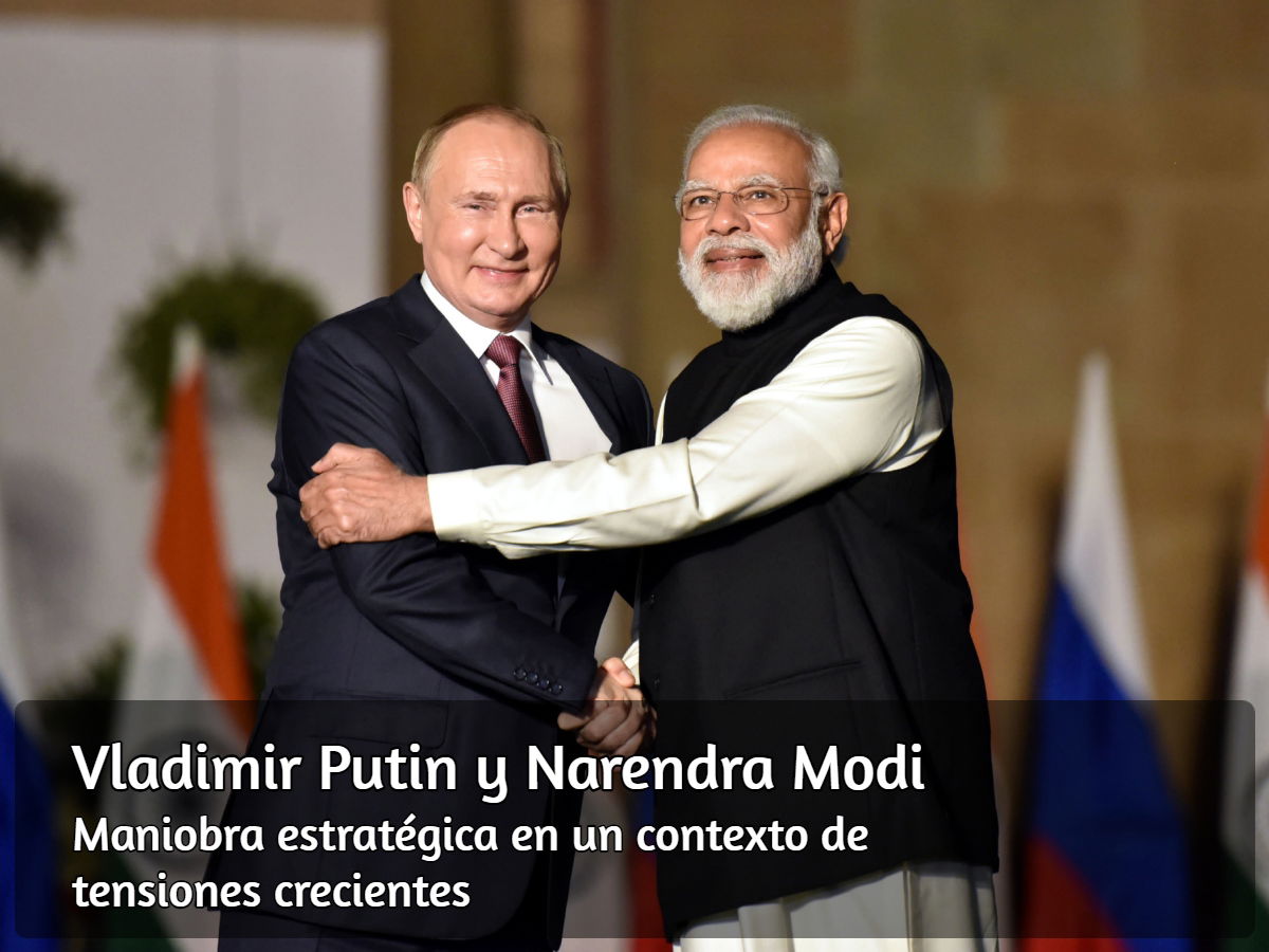 Vladimir Putin y Narendra Modi