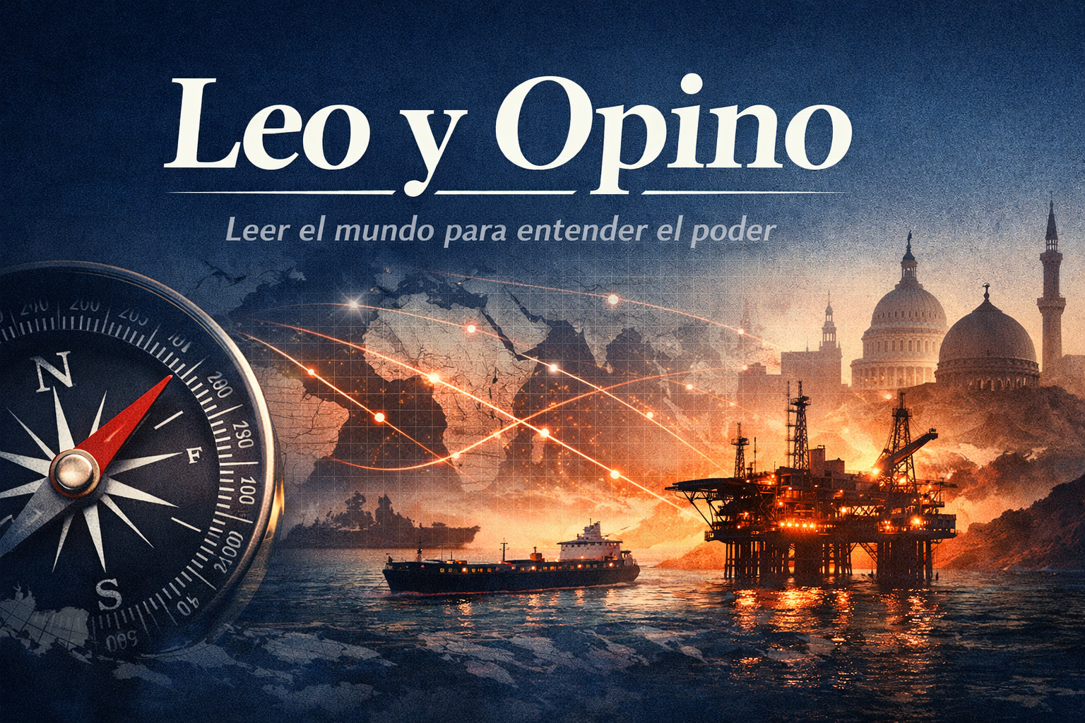 Imagen que presenta la columna semanal de geopolítica Leo y Opino | Geopolítica Digital