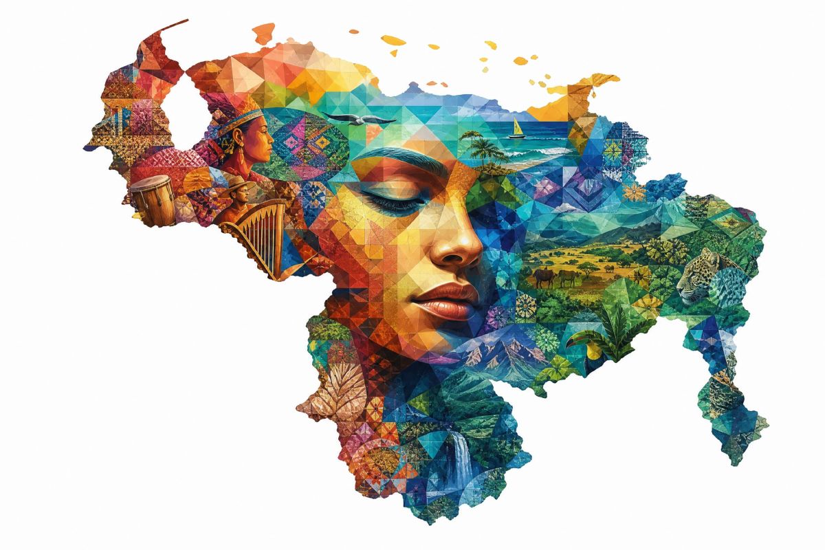 Un mosaico cultural venezolano. Símbolo de resiliencia, identidad y esperanza en un mundo mejor. 