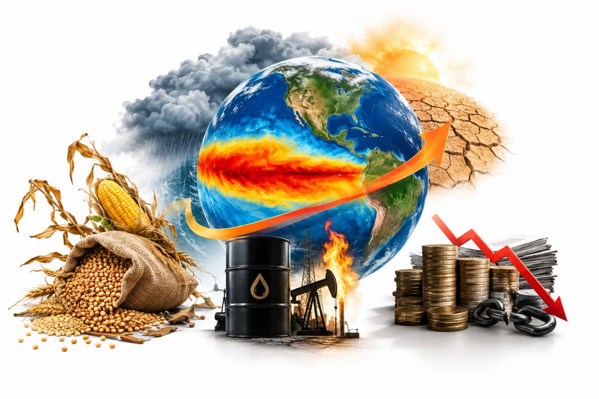 El Niño intensifica el calor y las sequías, amenaza los cultivos, altera la energía y agrava las crisis financieras globales.