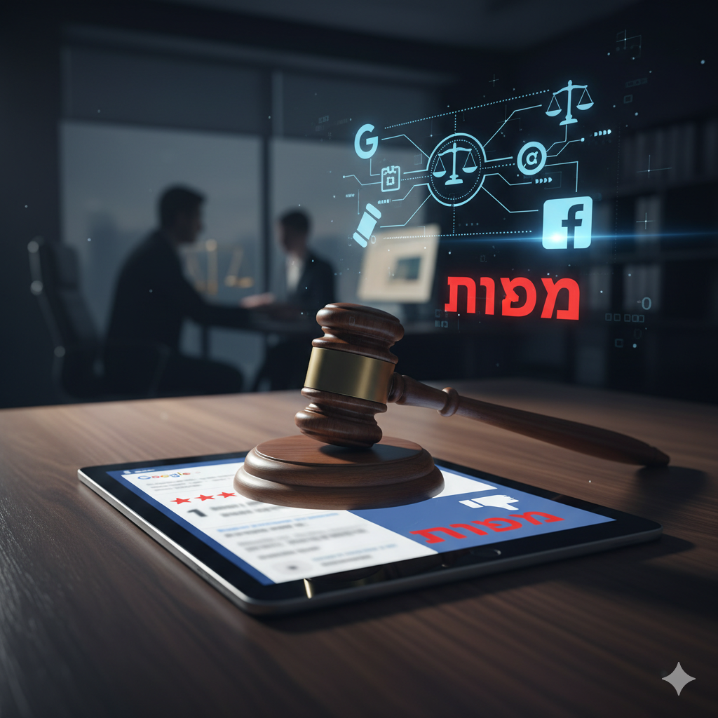 אחריות משפטית על ביקורות שליליות בגוגל ובפייסבוק: המדריך המקיף לבעלי עסקים