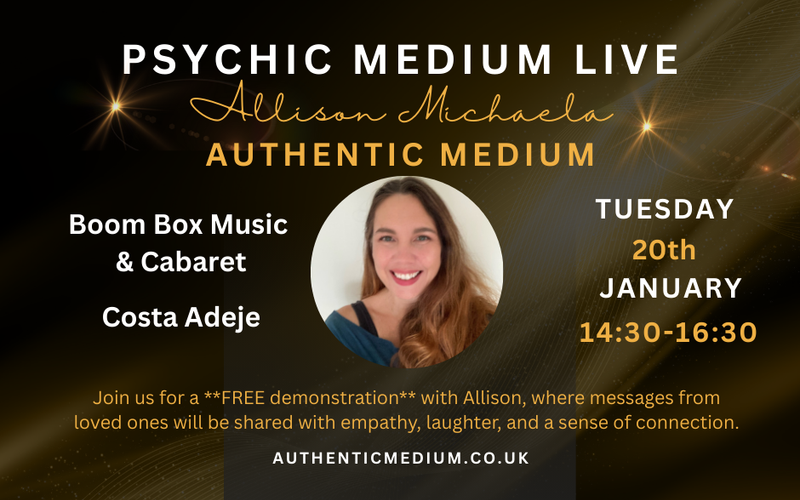 Tenerife Psychic Mediumship Event