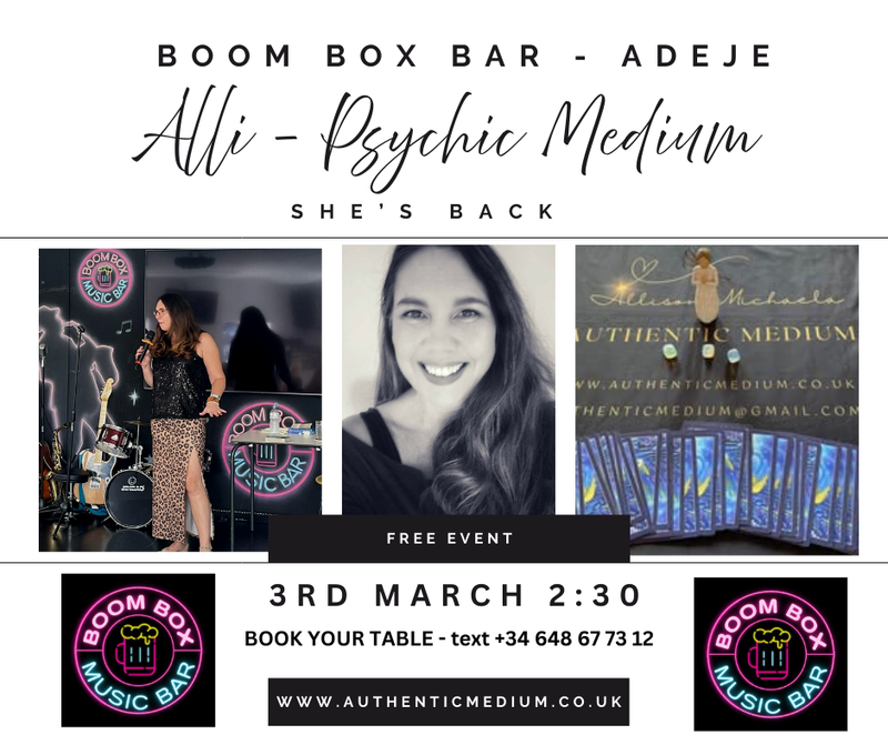 Tenerife Psychic Mediumship Event