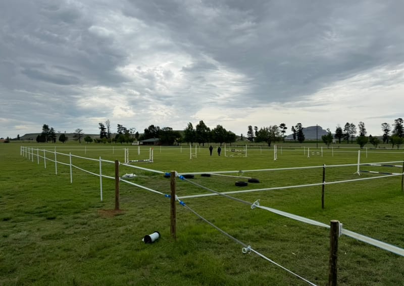 Grass Show Jumping arena