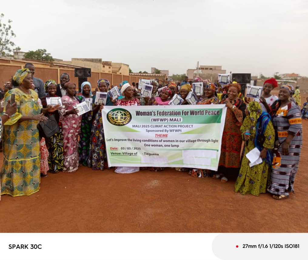WFWP Mali Empowers Women Through Solar Lamp Distribution: "One Woman, One Lamp"