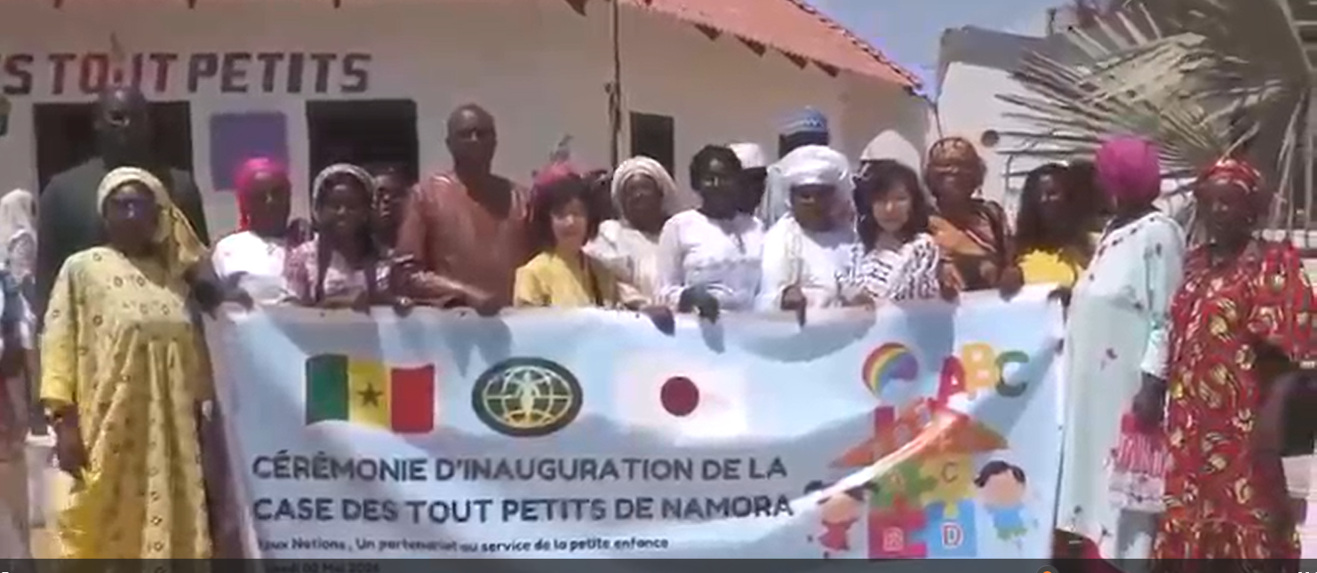 FFPM Sénégal et FFPM Japon inaugurent le jardin d'enfants rénové de Namora