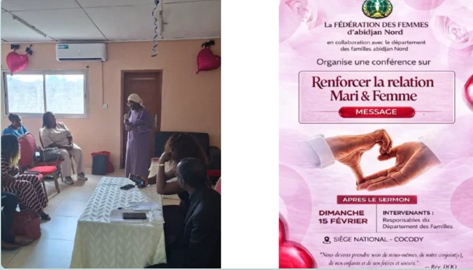 WFWP Côte d'Ivoire Celebrates Valentine's Day with Marriage Enrichment Conference