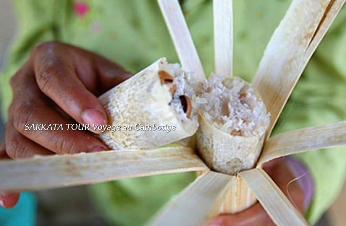 Le krolan ou le riz gluant de Battambang