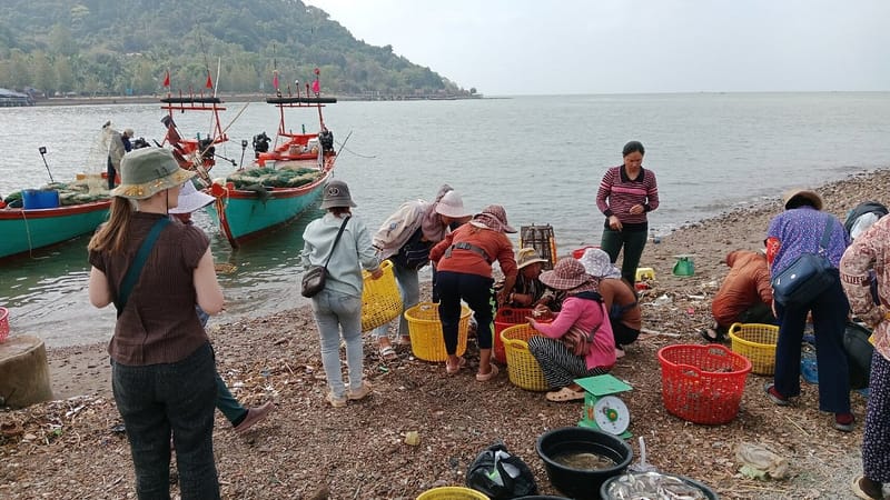 Le marchhé aux crabes de Kêp