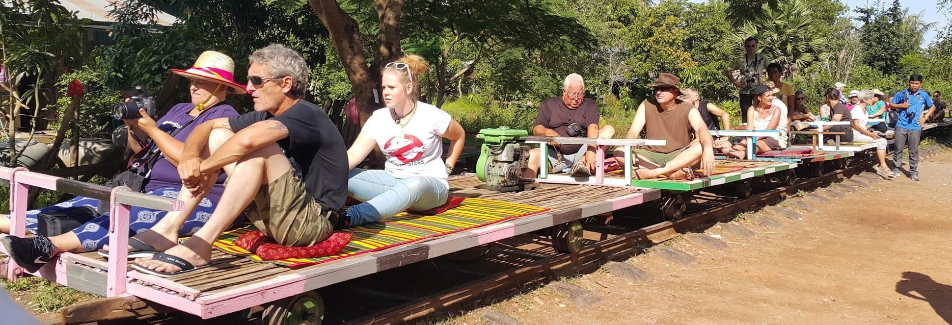 Train de bambou Battambang 