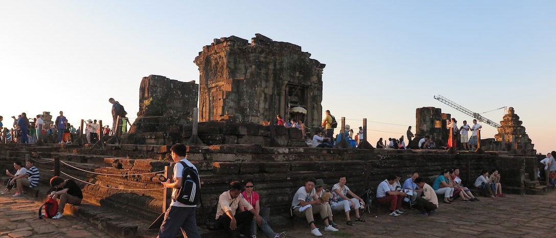 Le coucher de soleil à Phnom Bakheng