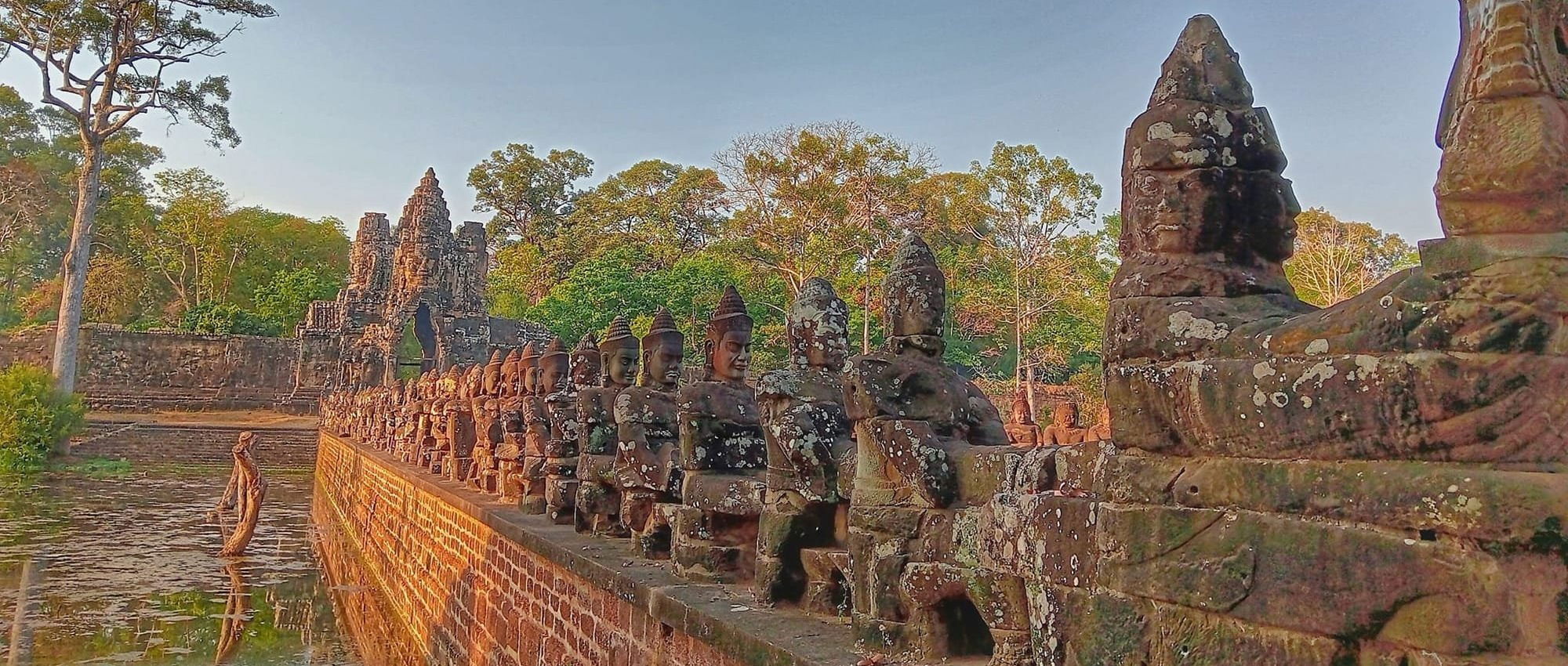 Porte d'entrée d'Angkor Thom