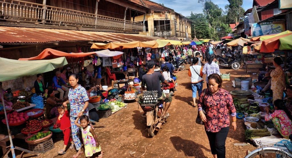 Le village de Chhlong à Kratie