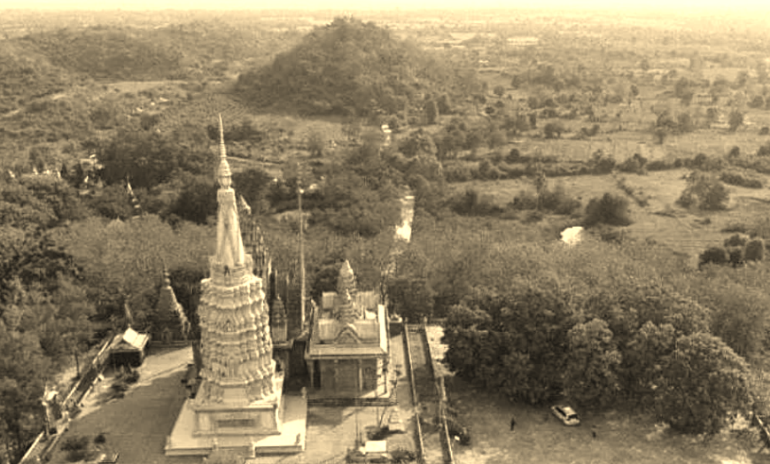 Les collines de Phnom Pros Phnom Srei à Kampong Cham