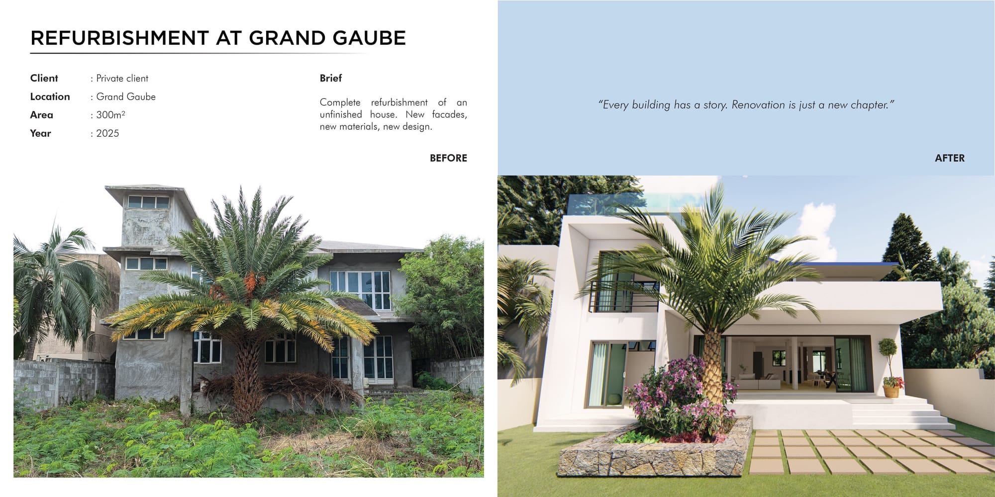 Refurbishment at Grand Gaube
