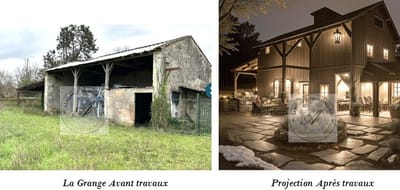 ANCIEN CORPS DE FERME A RENOVER – COEUR MEDOC