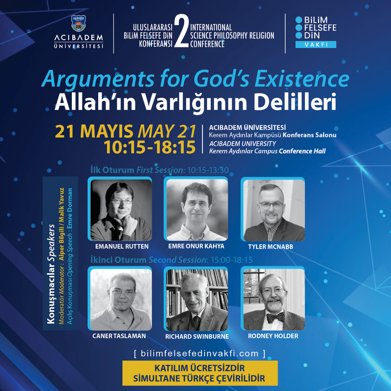 Türkiye’de Düzenlenen İLK Uluslararası Bilim Felsefe Din Konferansı İstanbul'da!