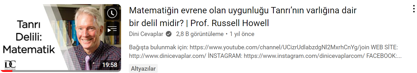 Matematik Tanrı’nın varlığına dair bir delil midir?