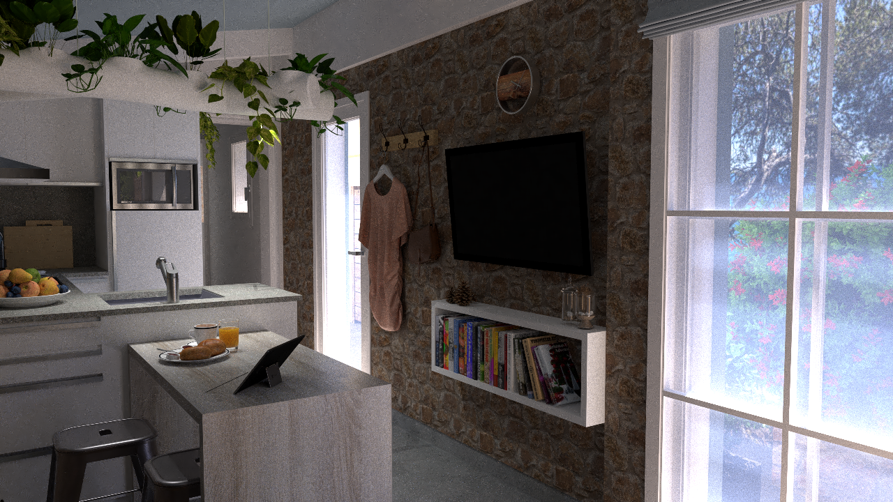 RÉ-AMÉNAGEMENT D'UN APPARTEMENT MANQUANT DE LUMIÈRE ET D'ESPACE